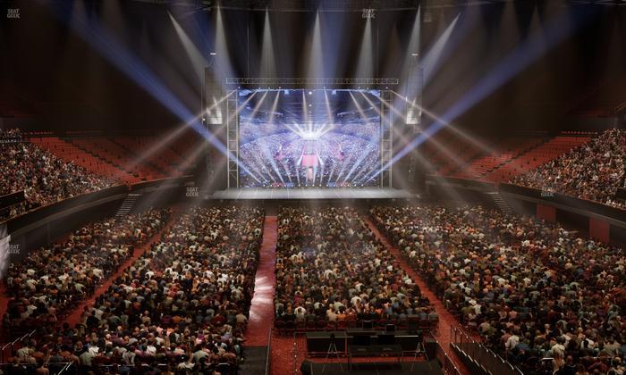 Kia Forum - Section 136 Wc Seat View