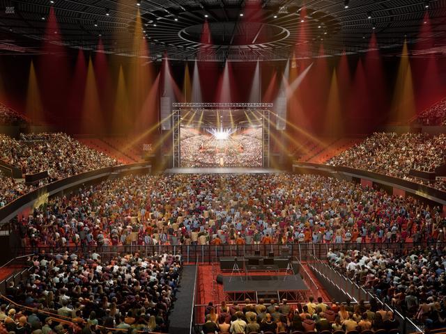 Kia Forum - Section 136 Wc Seat View