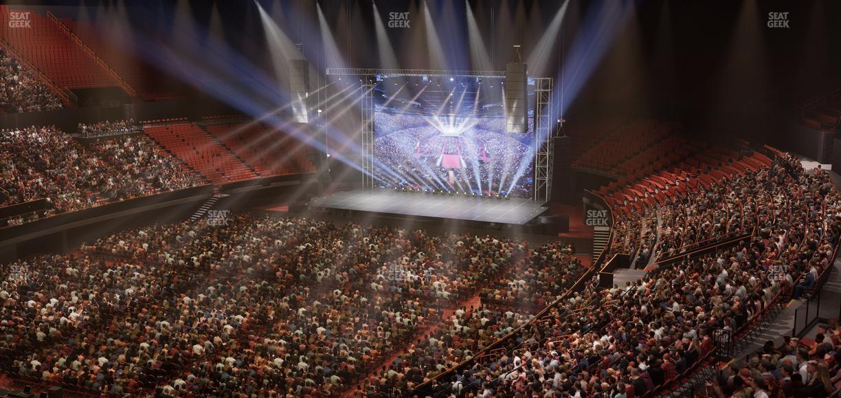 Kia Forum - Section 203 Seat View