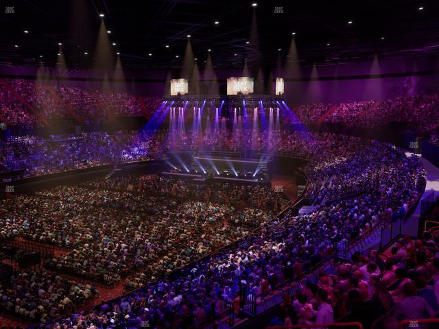 Kia Forum - Section 204 Seat View