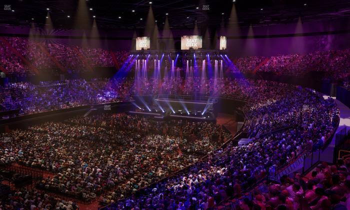 Kia Forum - Section 204 Seat View