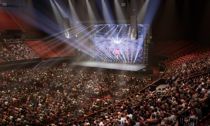 Kia Forum - Section 205 Seat View