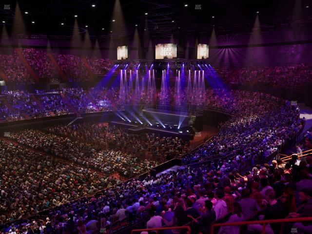 Kia Forum - Section 206 Seat View