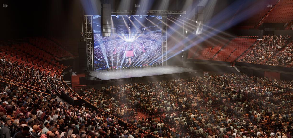 Kia Forum - Section 231 Seat View