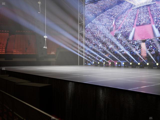 Kia Forum - Section Floor D Seat View