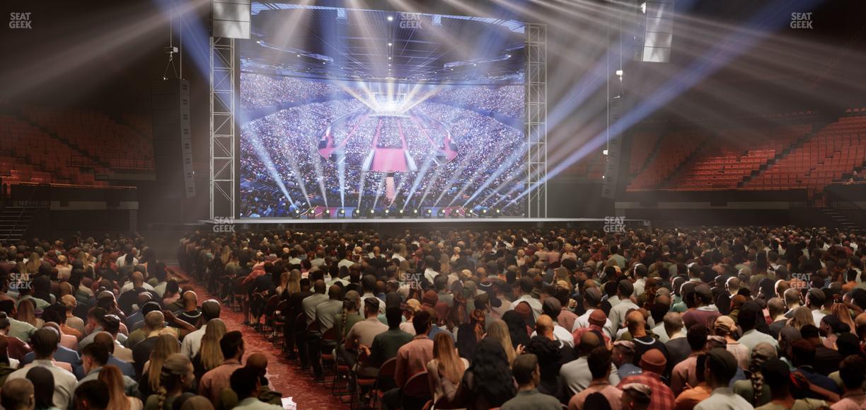 Kia Forum - Section Floor F Seat View