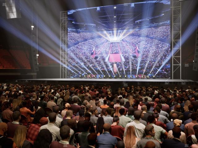 Kia Forum - Section Floor J Seat View