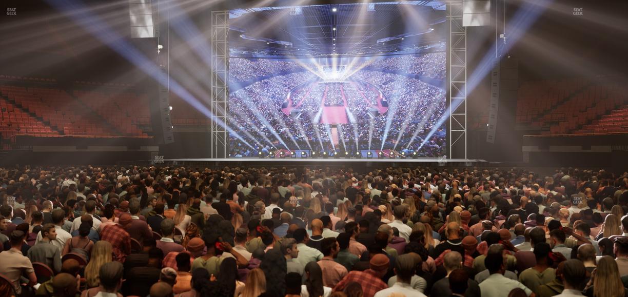 Kia Forum - Section Floor J Seat View