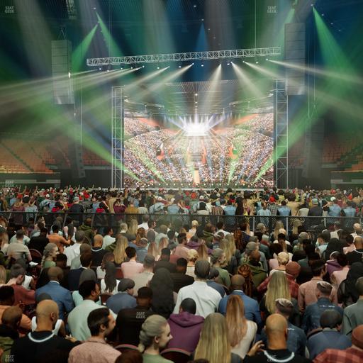 Kia Forum - Section Floor J Seat View