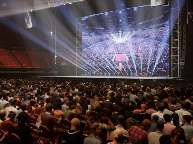 Kia Forum - Section Floor K Seat View