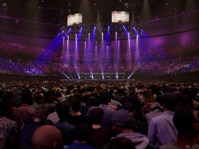 Kia Forum - Section Floor N Seat View