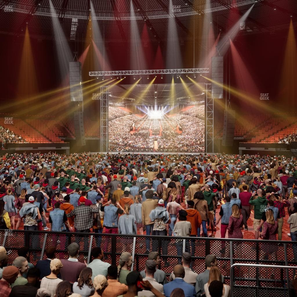 Kia Forum - Section Ga Floor Seat View