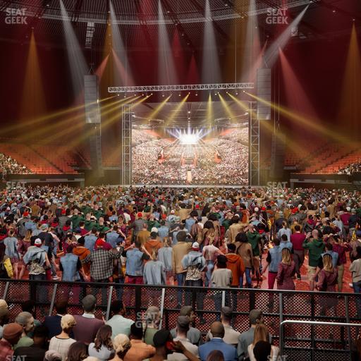 Kia Forum - Section Ga Floor Seat View