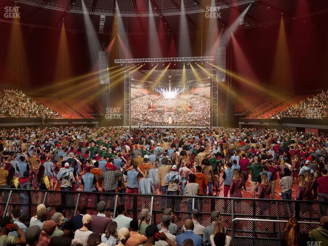 Kia Forum - Section Ga Floor Seat View