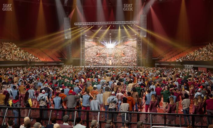 Kia Forum - Section Ga Floor Seat View