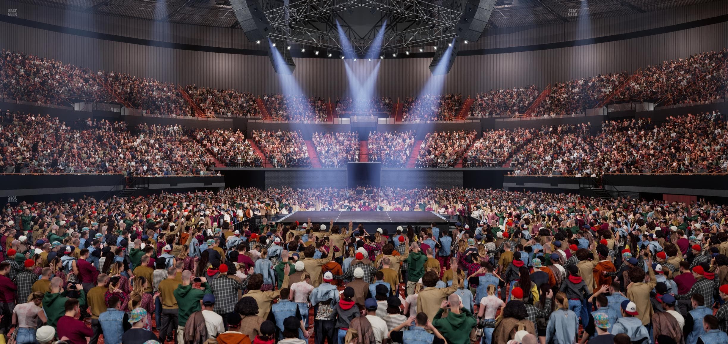 Kia Forum - Section Ga Floor Seat View