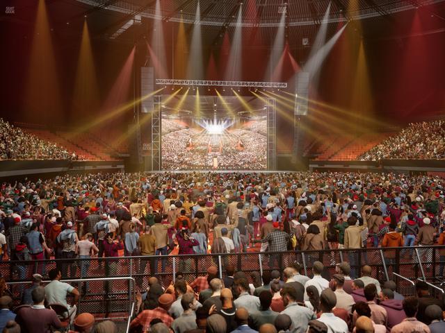 Kia Forum - Section Ga Floor Seat View