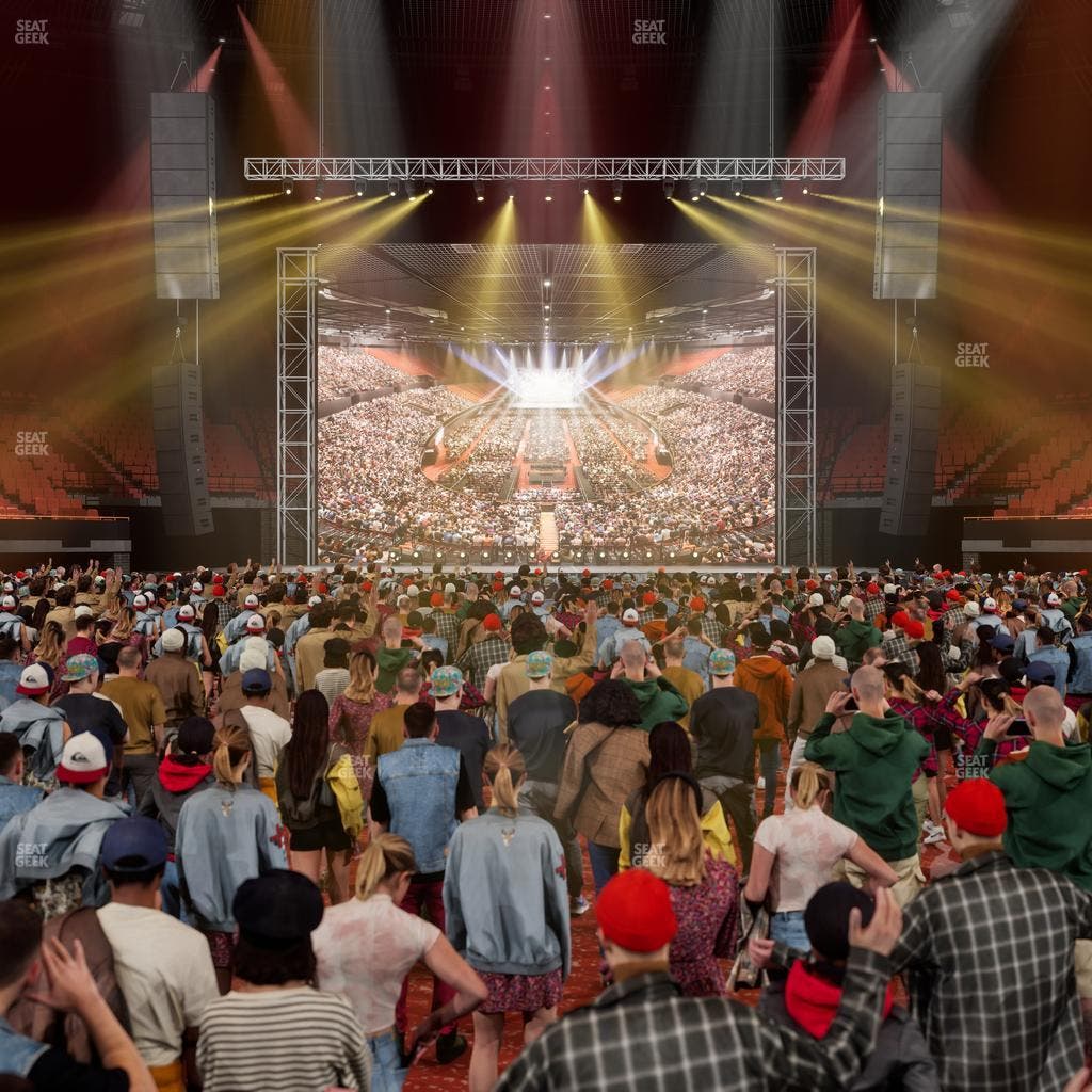 Kia Forum - Section Ga Floor Seat View