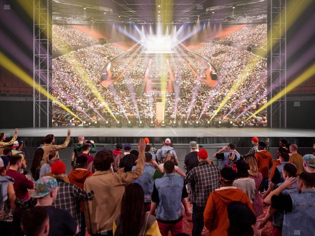 Kia Forum - Section Ga Pit Seat View