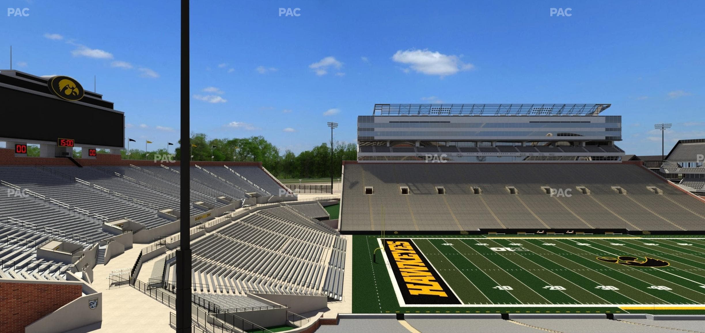 Kinnick Stadium - Section 110 Seat View