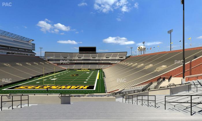 Kinnick Stadium - Section 214 Seat View