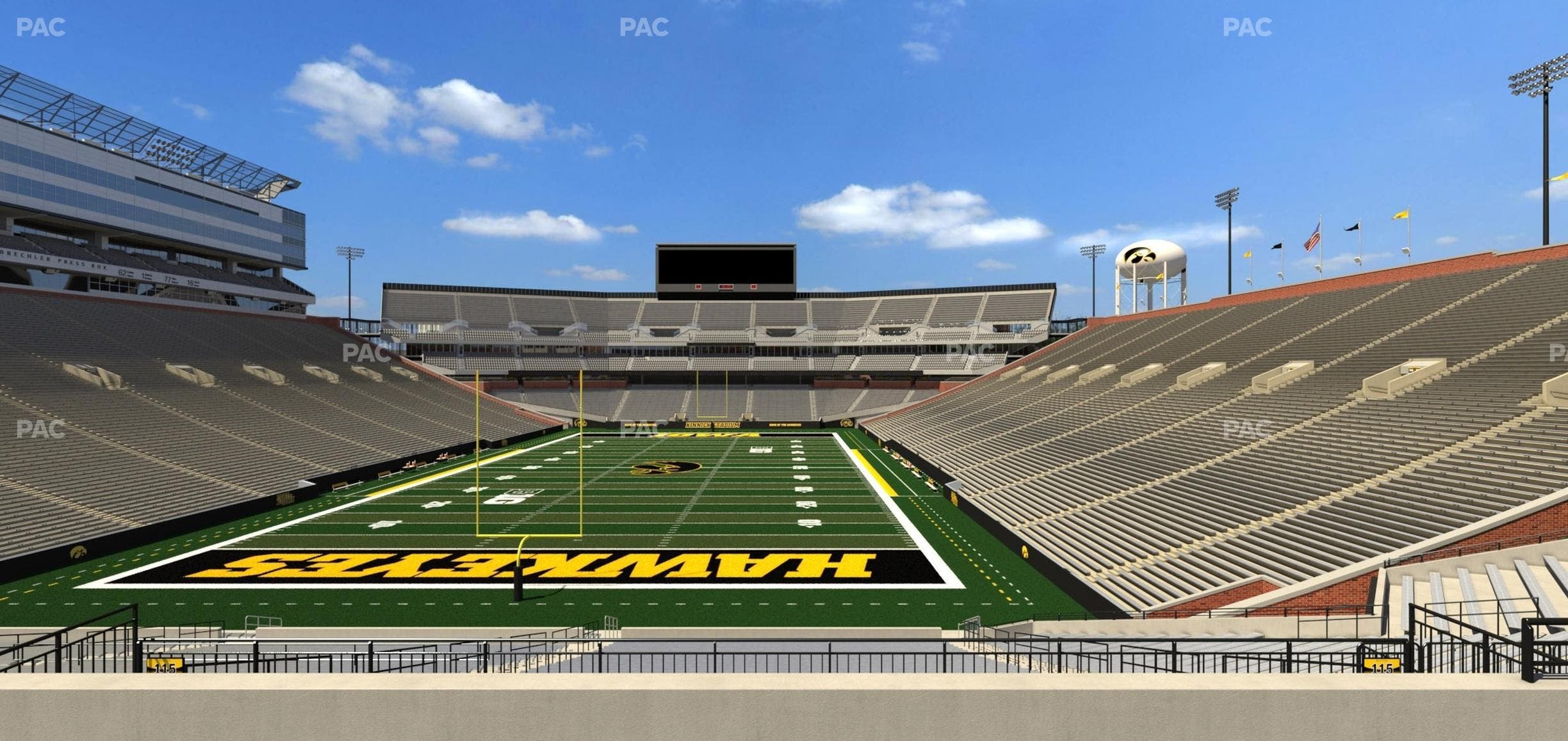 Kinnick Stadium - Section 215 Seat View