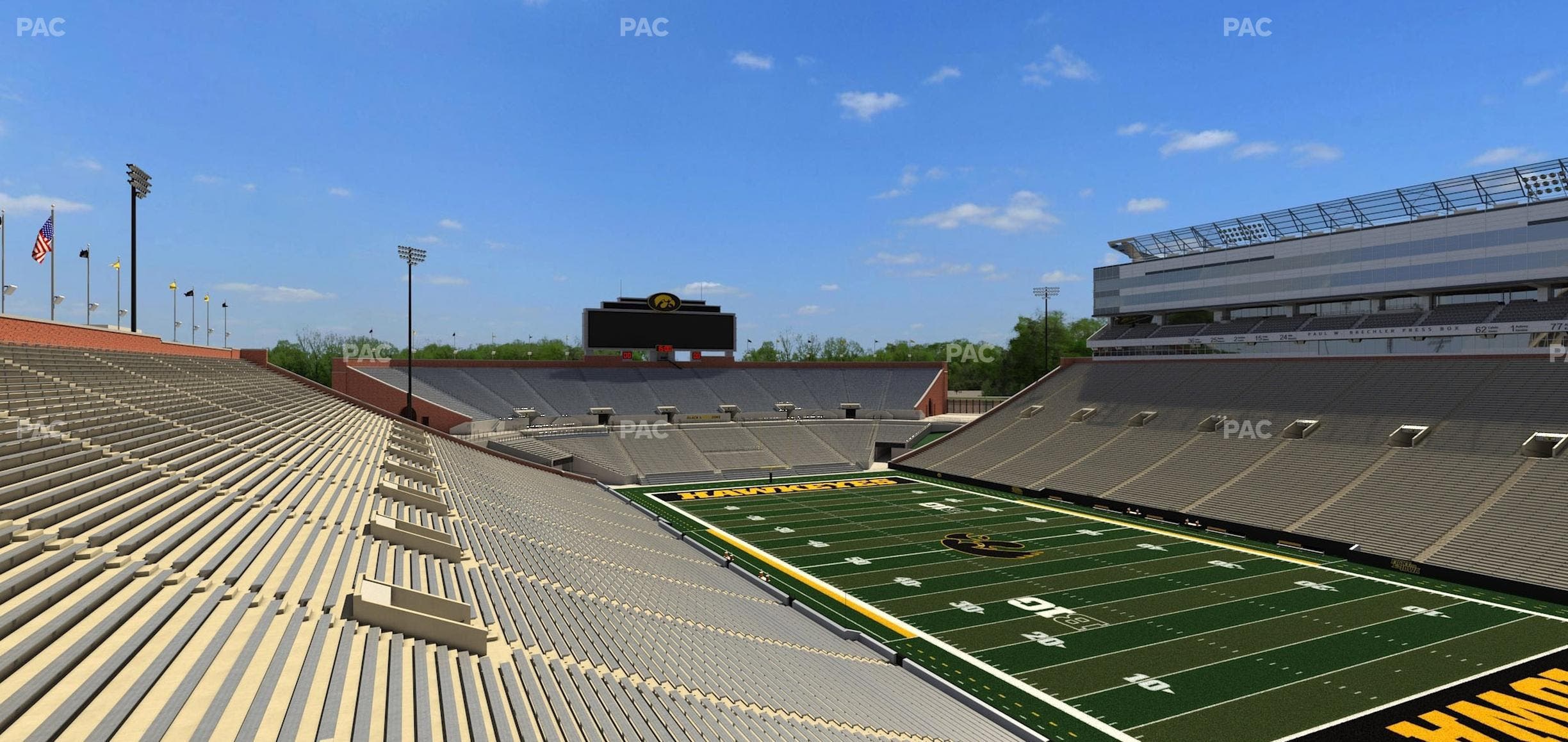 Kinnick Stadium - Section 341 Seat View