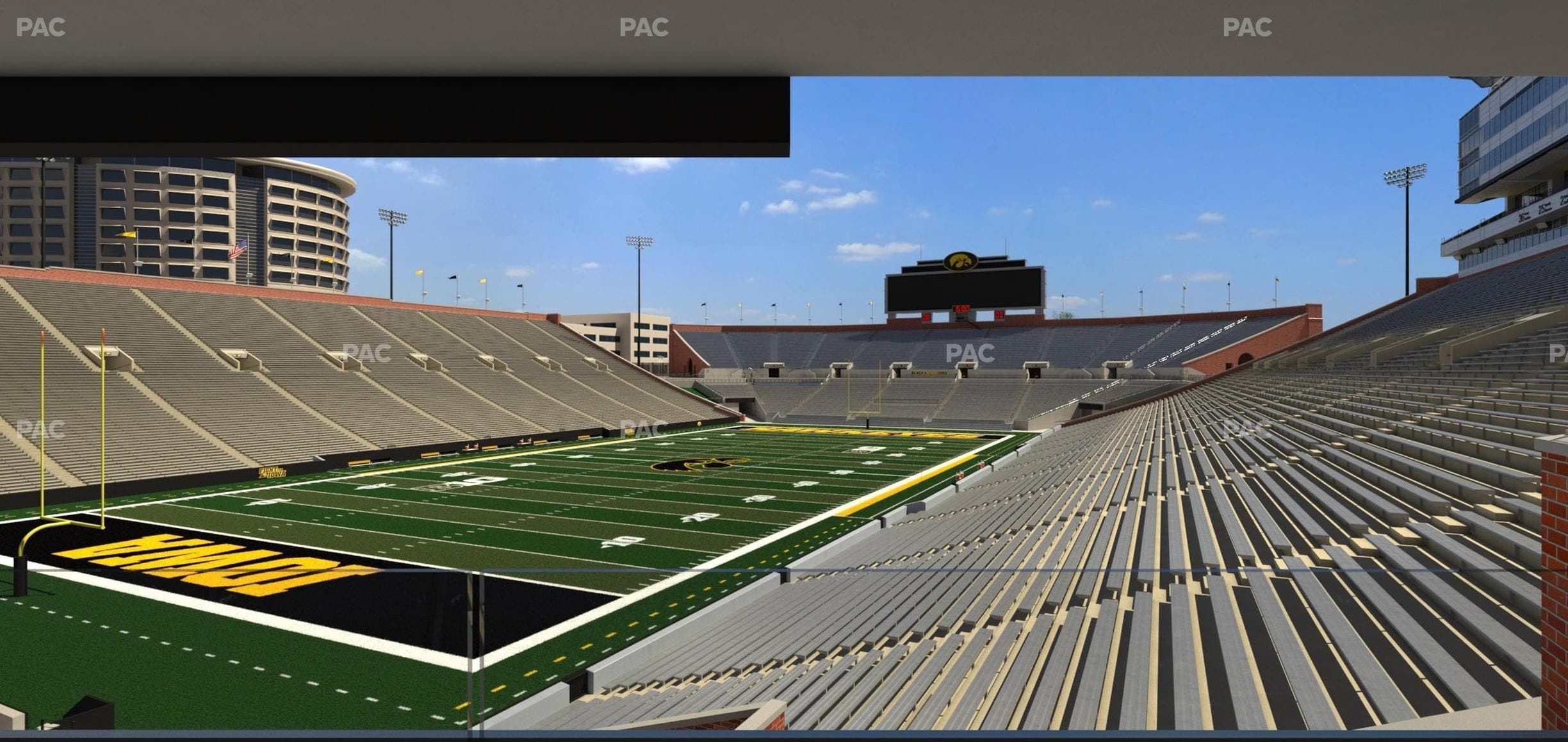 Kinnick Stadium - Section Ironmen Box 10 Seat View