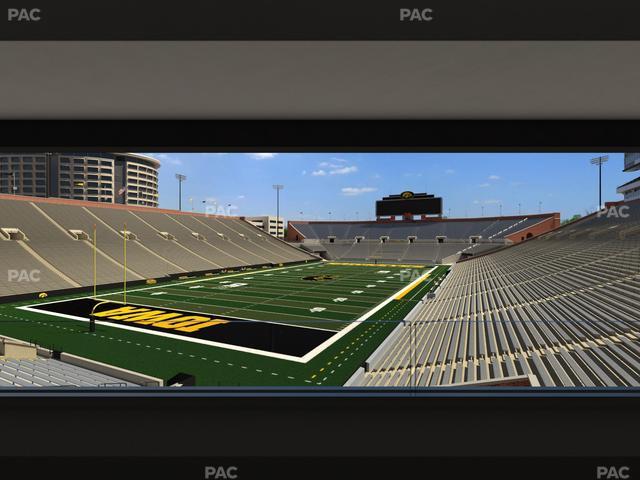 Kinnick Stadium - Section Ironmen Box 12 Seat View