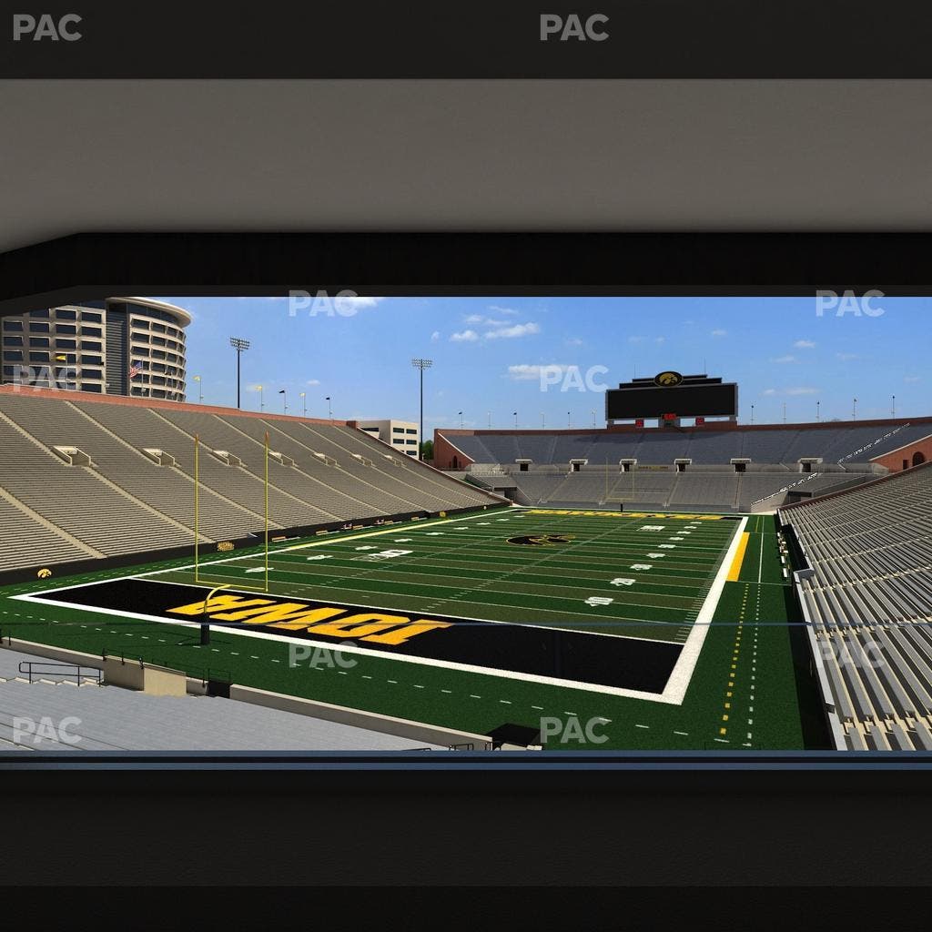 Kinnick Stadium - Section Ironmen Box 14 Seat View