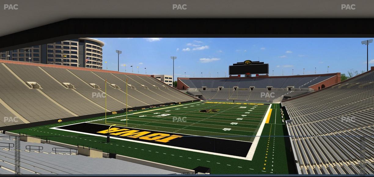 Kinnick Stadium - Section Ironmen Box 14 Seat View
