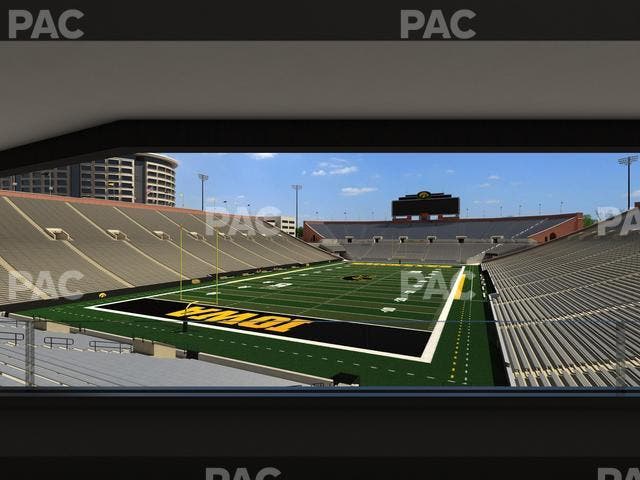 Kinnick Stadium - Section Ironmen Box 14 Seat View