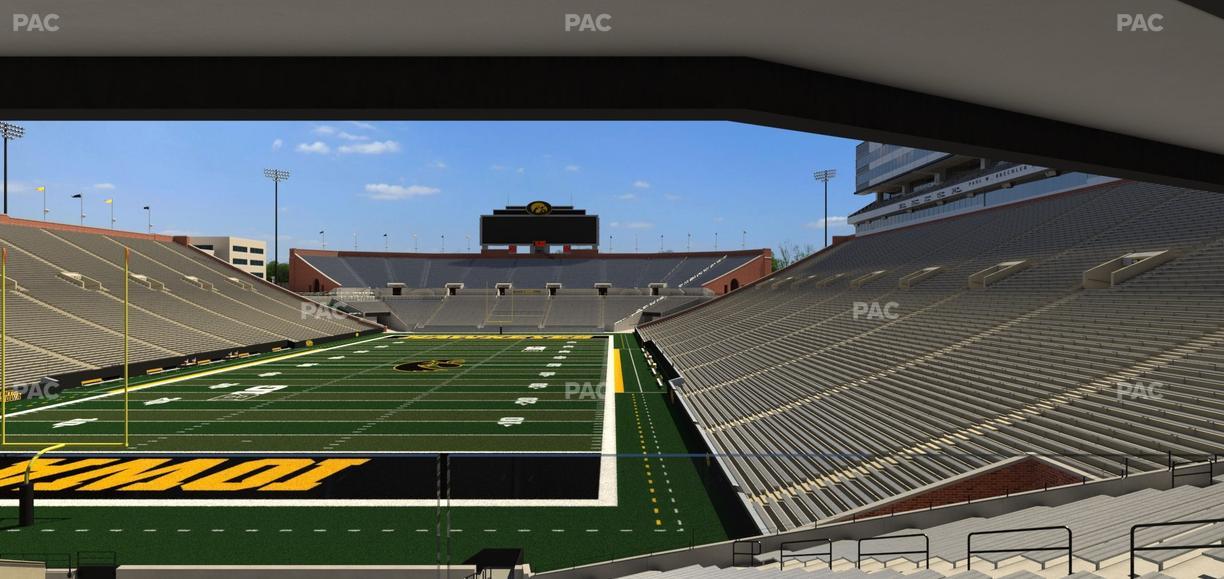 Kinnick Stadium - Section Ironmen Box 15 Seat View