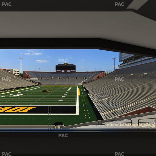 Kinnick Stadium - Section Ironmen Box 15 Seat View