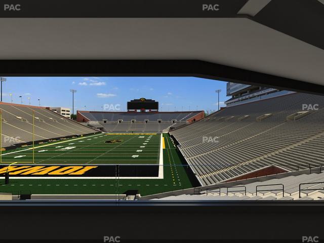 Kinnick Stadium - Section Ironmen Box 15 Seat View