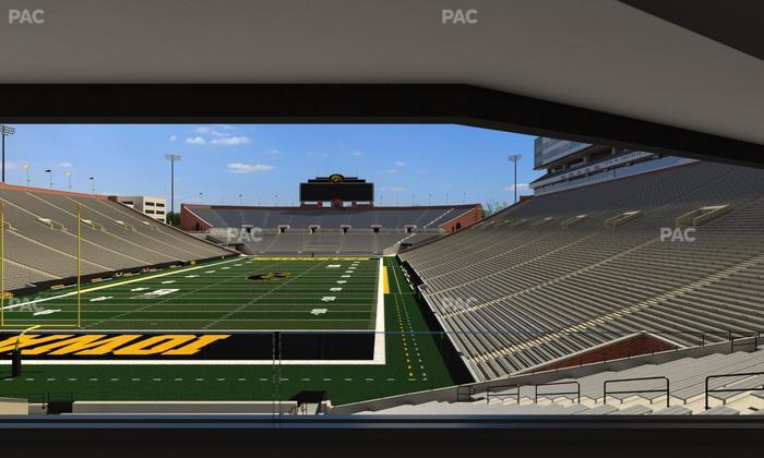 Kinnick Stadium - Section Ironmen Box 15 Seat View