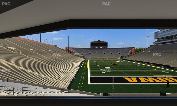 Kinnick Stadium - Section Ironmen Box 16 Seat View