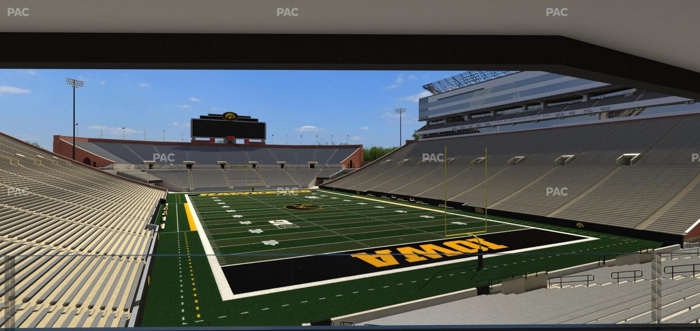 Kinnick Stadium - Section Ironmen Box 17 Seat View