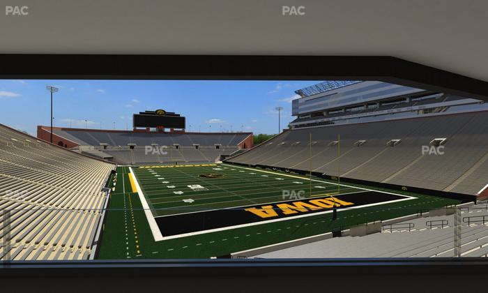 Kinnick Stadium - Section Ironmen Box 17 Seat View