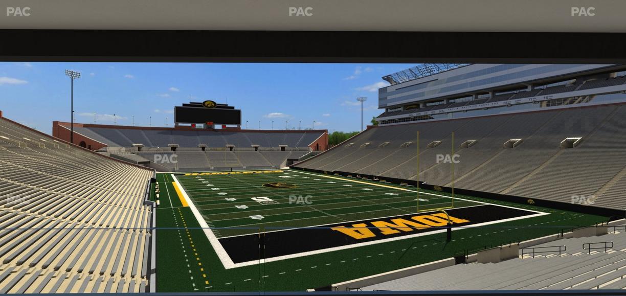 Kinnick Stadium - Section Ironmen Box 18 Seat View