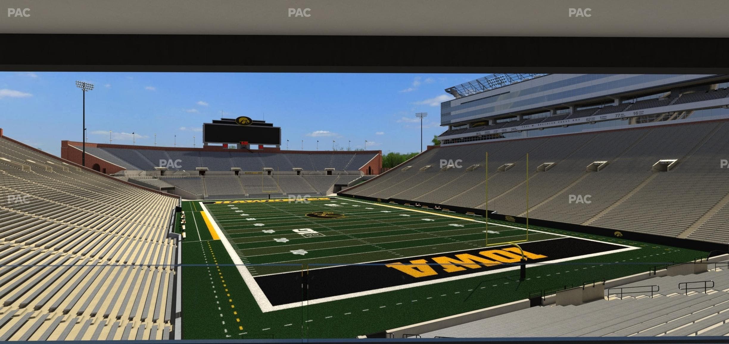Kinnick Stadium - Section Ironmen Box 18 Seat View