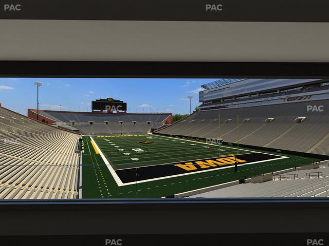 Kinnick Stadium - Section Ironmen Box 18 Seat View