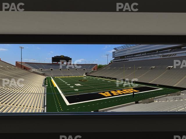Kinnick Stadium - Section Ironmen Box 18 Seat View