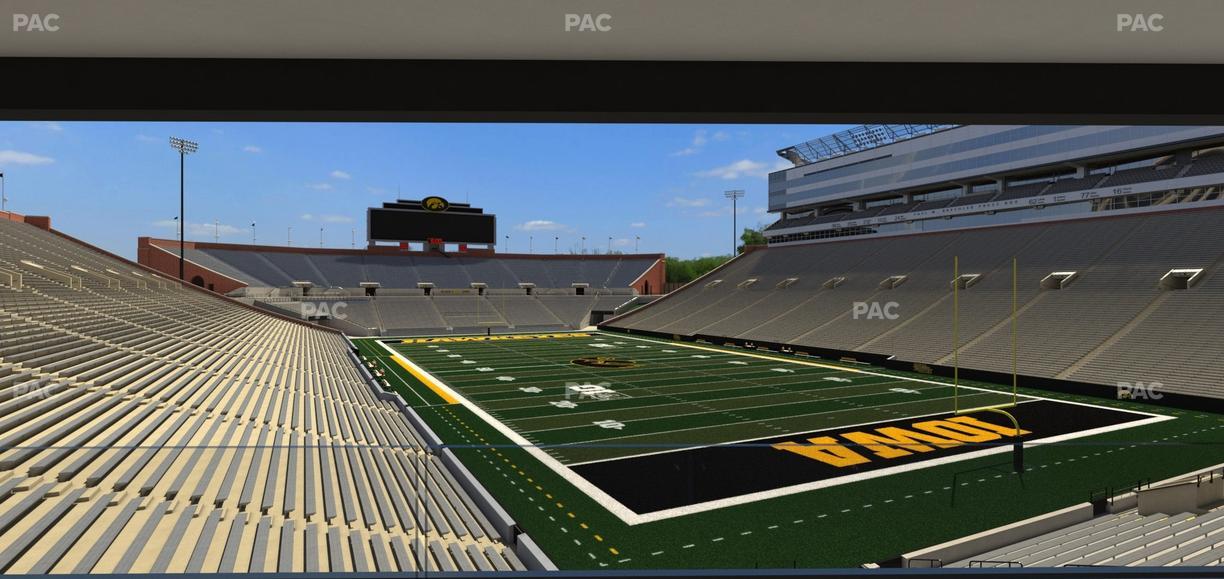 Kinnick Stadium - Section Ironmen Box 19 Seat View