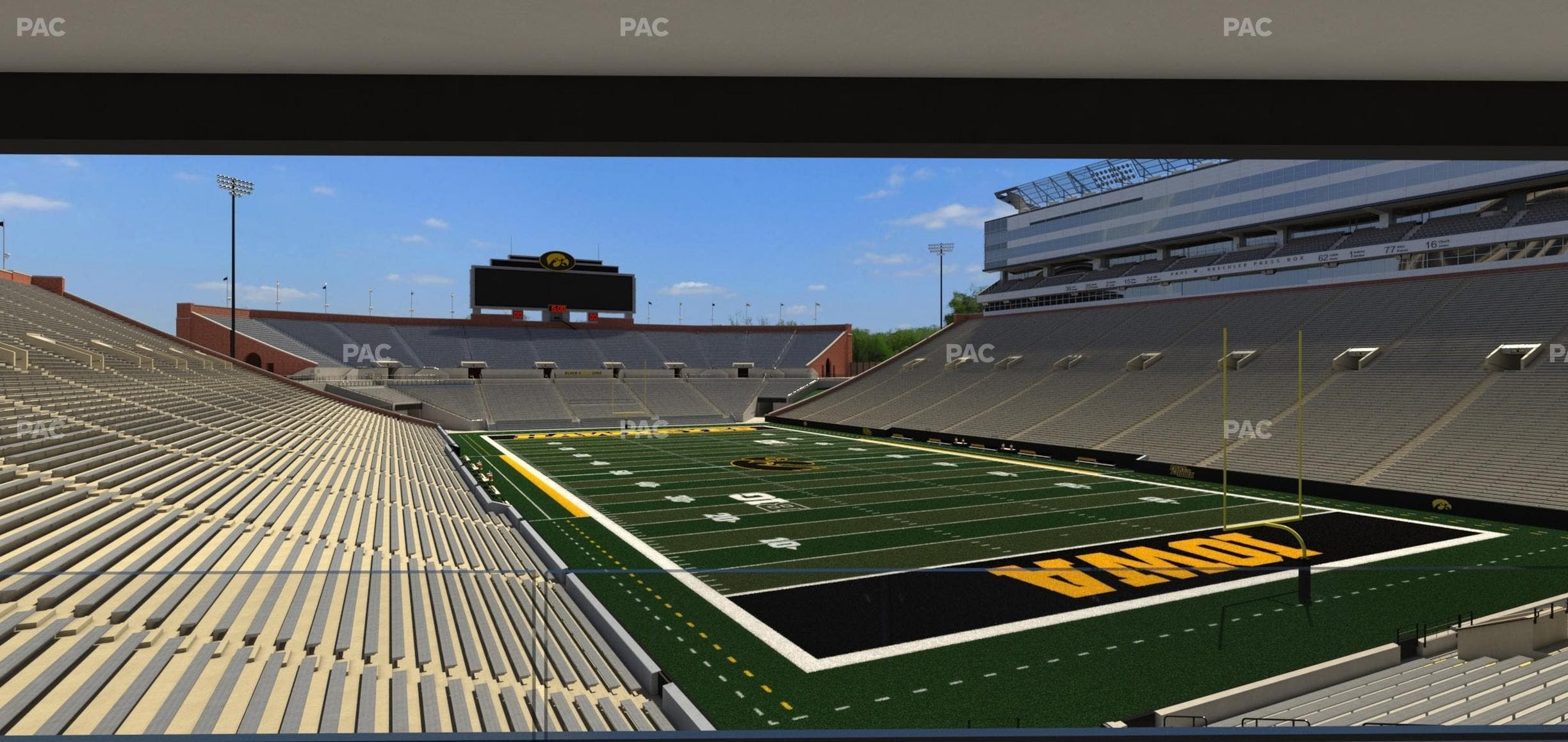 Kinnick Stadium - Section Ironmen Box 19 Seat View