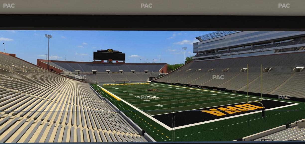Kinnick Stadium - Section Ironmen Box 20 Seat View