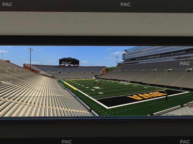 Kinnick Stadium - Section Ironmen Box 20 Seat View