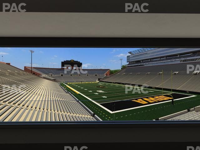 Kinnick Stadium - Section Ironmen Box 20 Seat View
