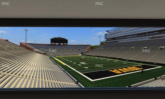 Kinnick Stadium - Section Ironmen Box 20 Seat View