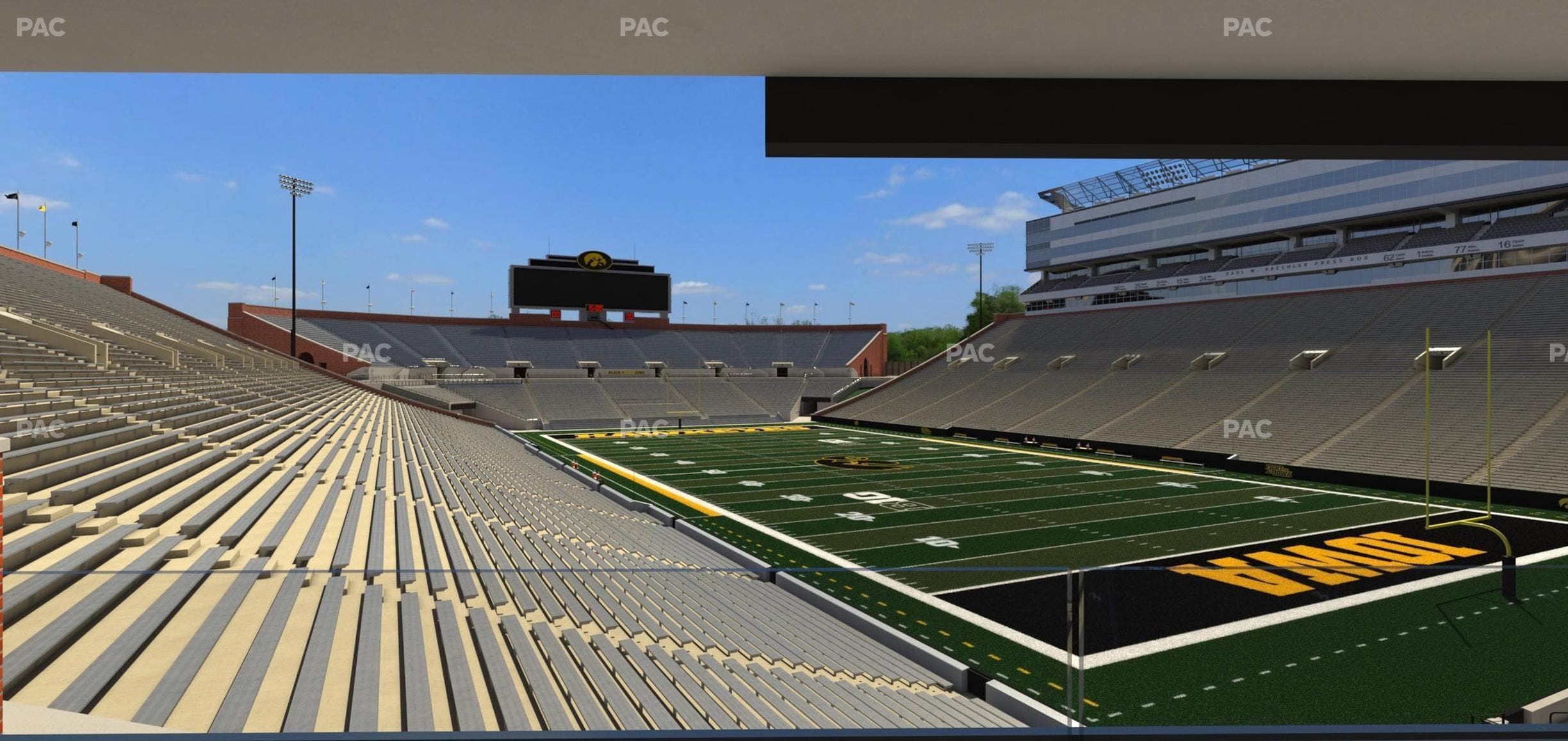 Kinnick Stadium - Section Ironmen Box 21 Seat View